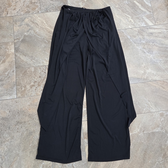 NICOLA Elegant Black Wide Leg Pants‎ Small Palazzo - Picture 5 of 5
